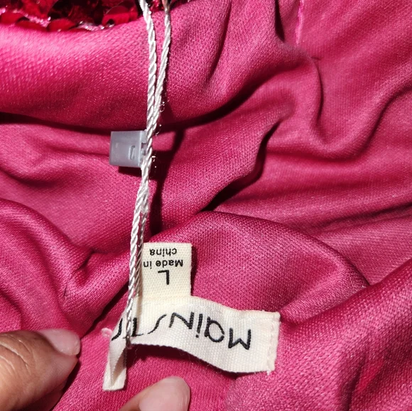 Glamorous Pink Sequin Mini Skirt - Picture 8 of 8